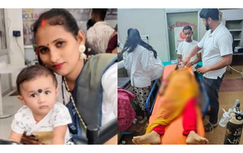 ट्रैक्टर-ट्राली में दबकर मां-बेटी की मौत, पिता के सामने ही 2 साल की मासूम ने तोड़ा दम